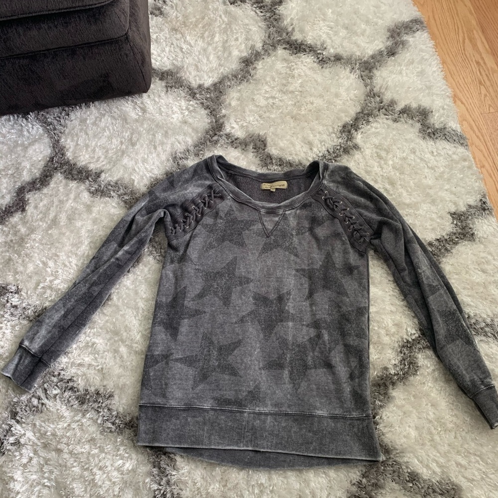 Vintage Havana gray star sweatshirt